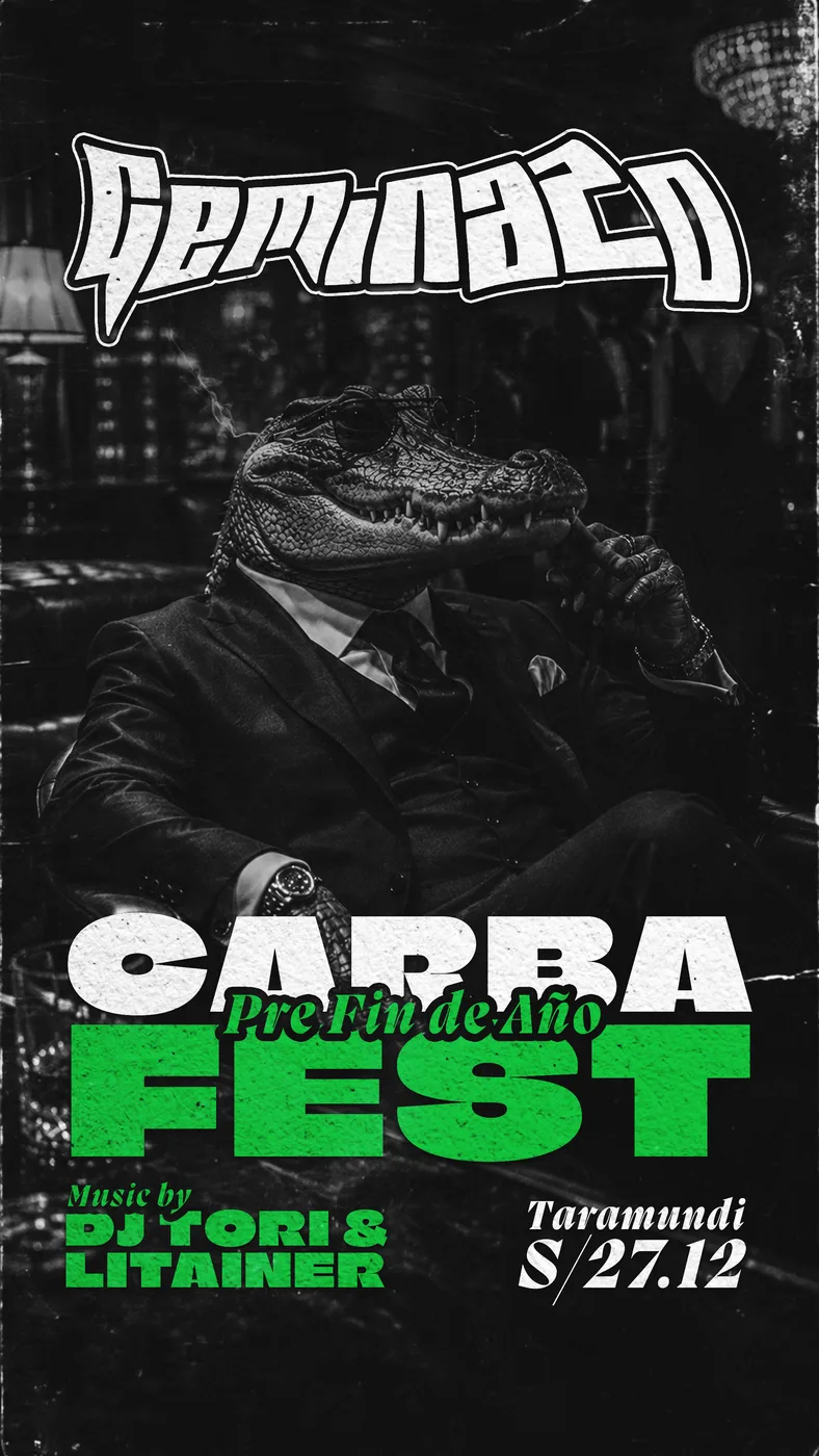 Cartel · CarbaFest Pre fin de año