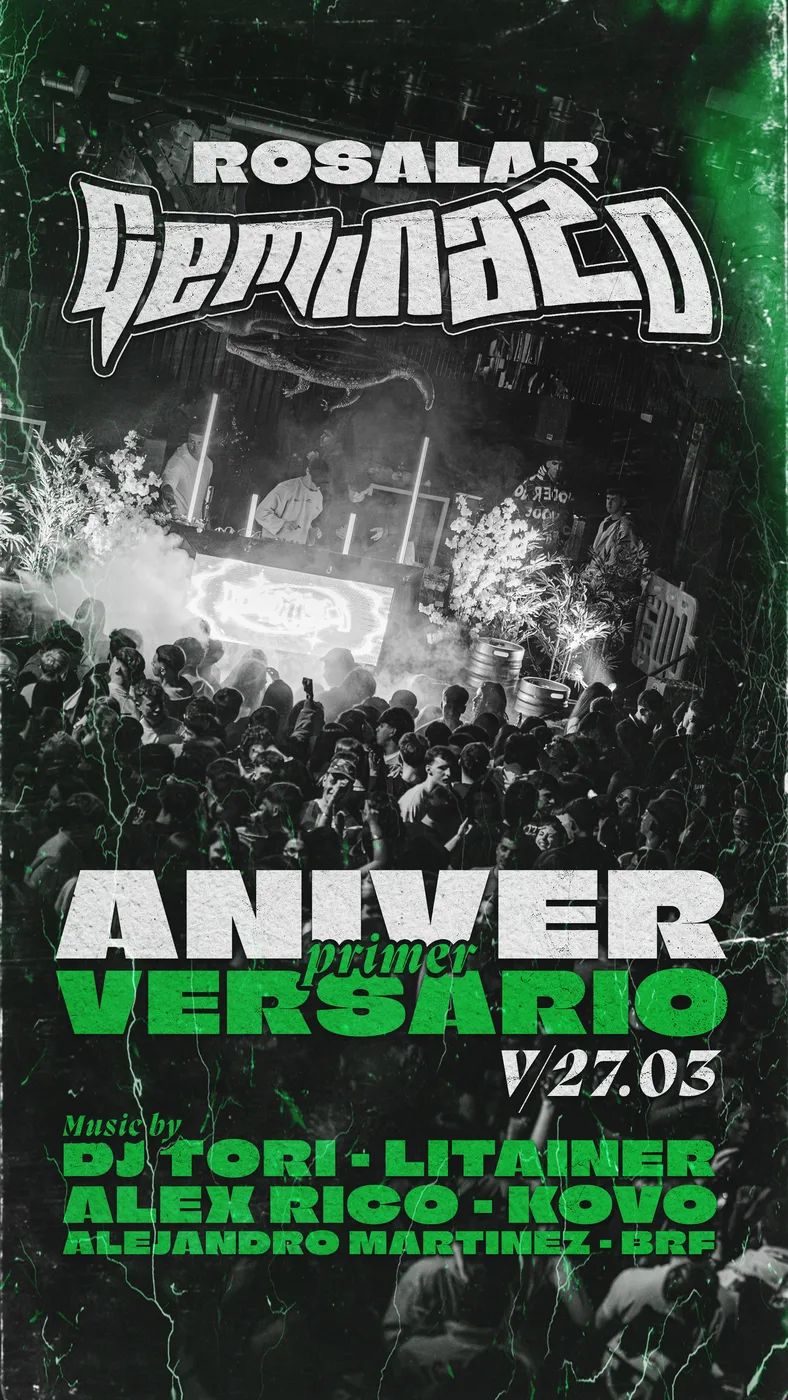 Cartel · Primer Aniversario