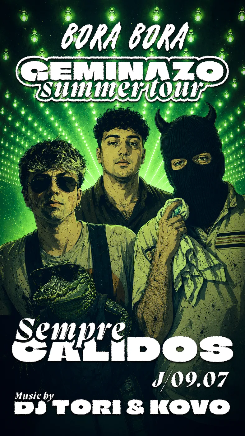 Cartel · SEMPRE CALIDO - SUMMER TOUR